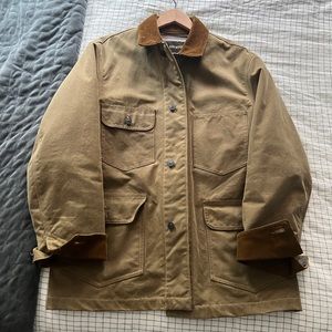 Buck Mason Dry Waxed Canvas Highland Jacket - SZ: Medium - Color: Deep Desert